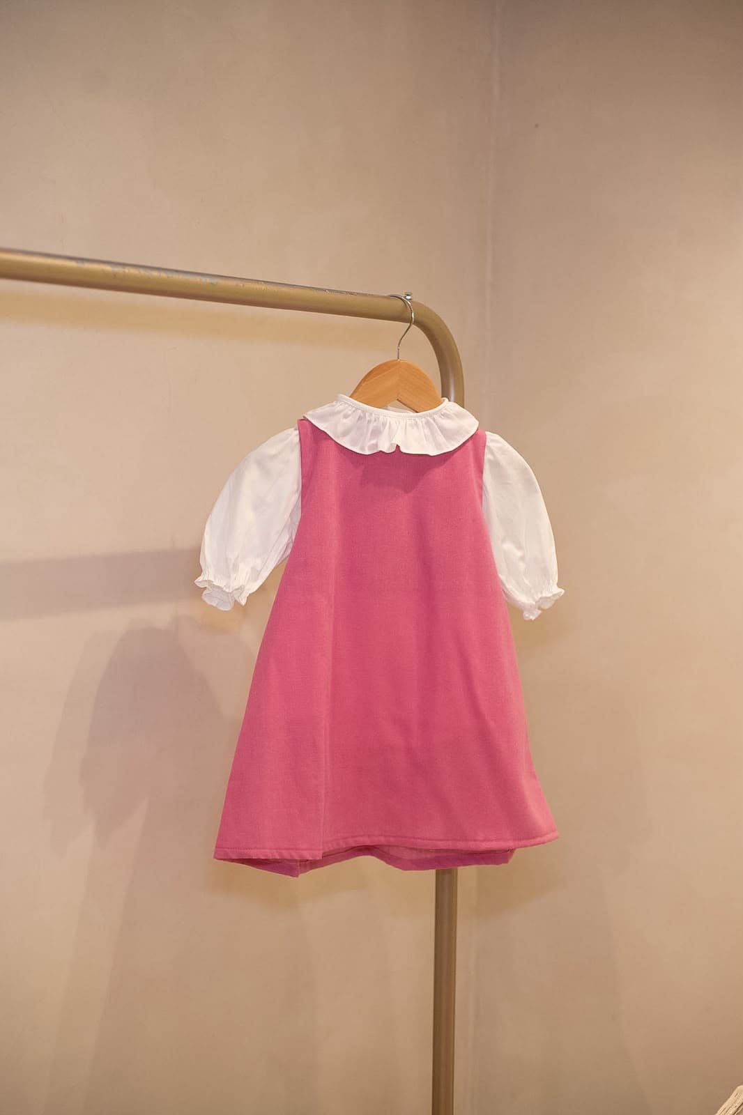 Vestido Trapézio — Rosa chiclete